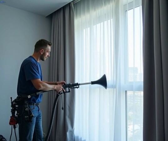Professional drapes cleaning process tools Matty Curtain Cleaning bunkers-hill-vic